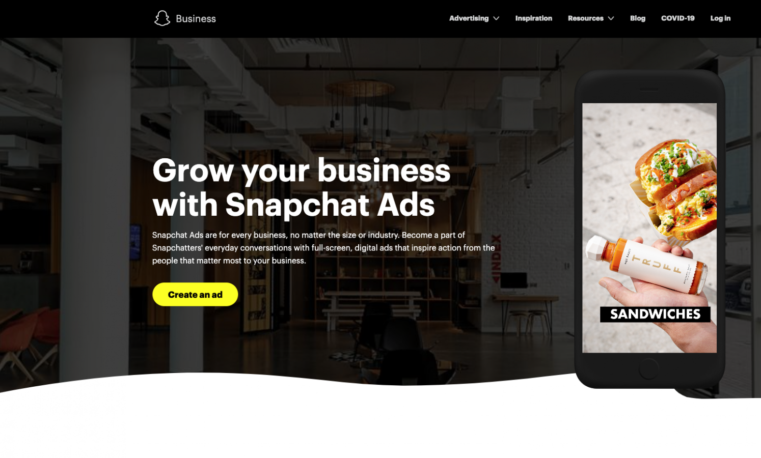 Snapchat business