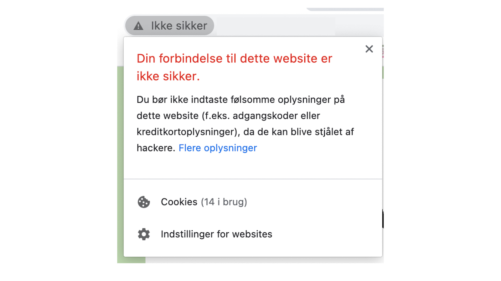 Hjemmeside - SSL