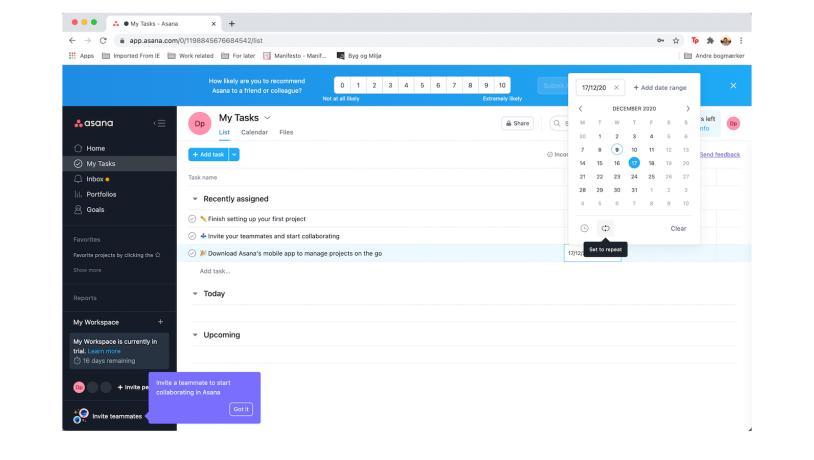 Asana - Screenshot 2