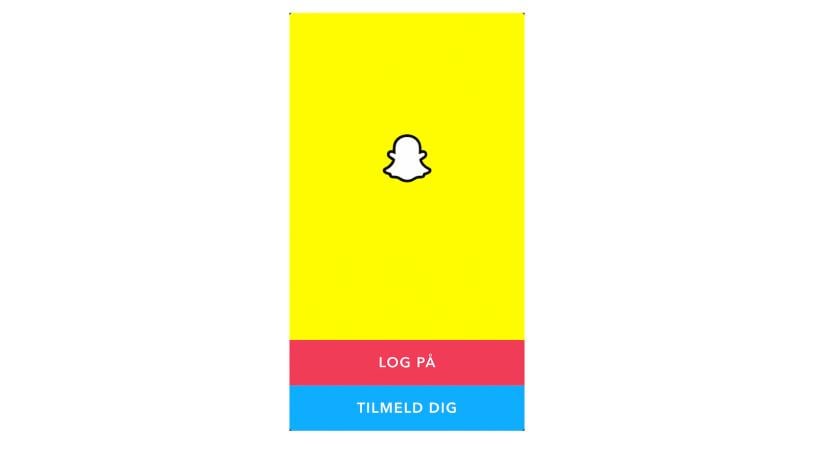 Snapchat - Opret konto