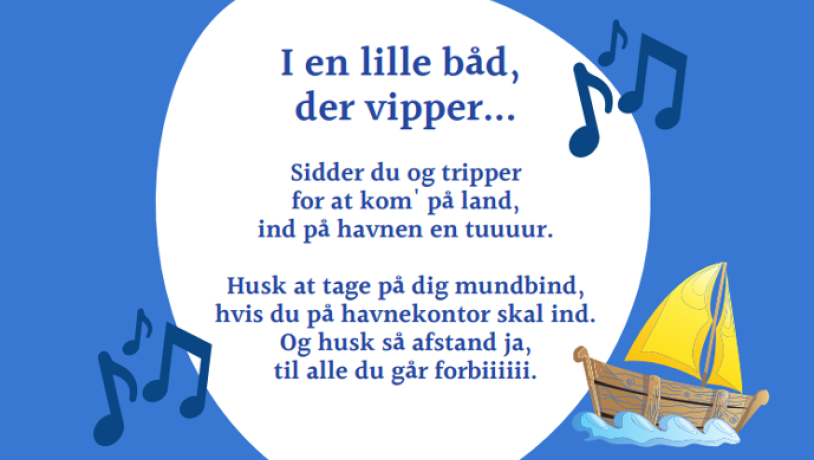 Lille båd der gynger