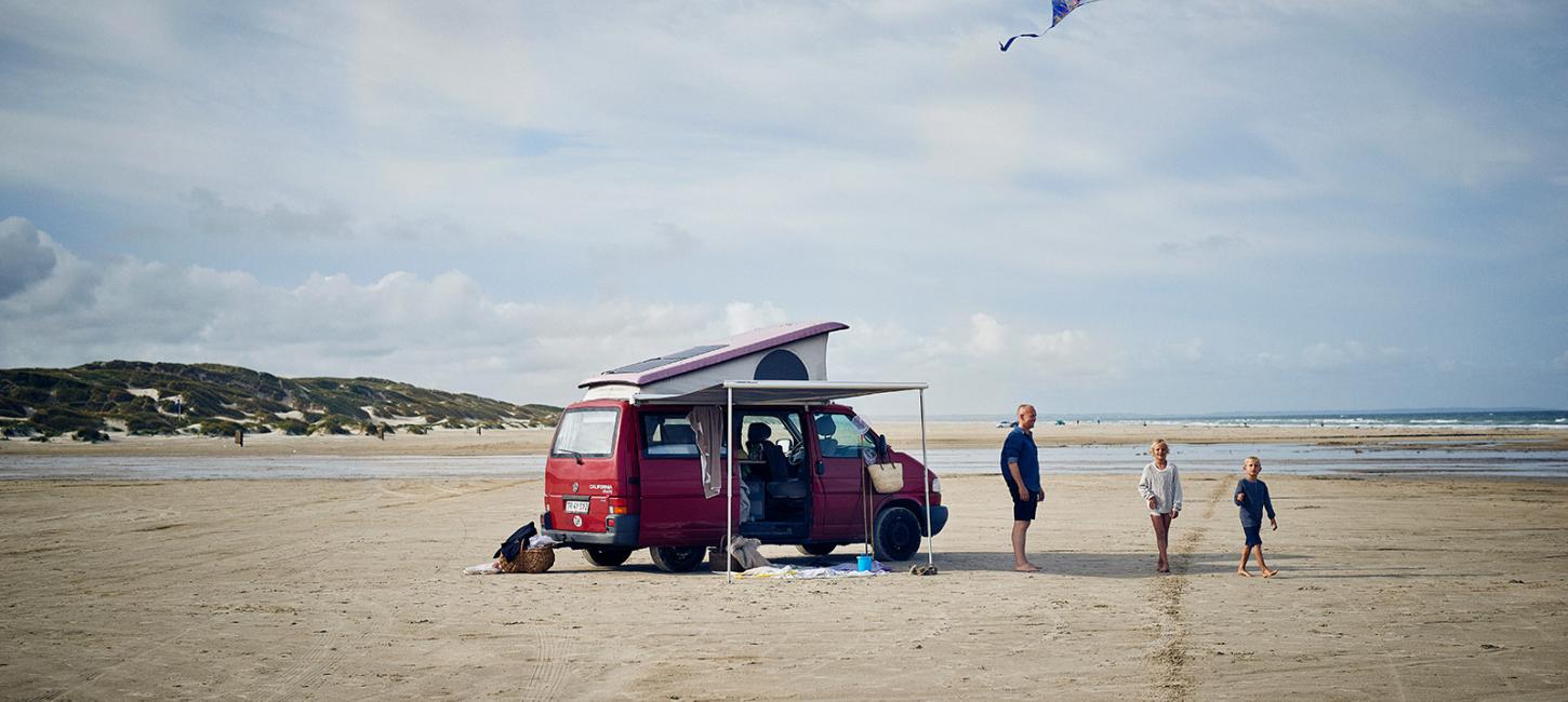 Autocamper på Saltum Strand