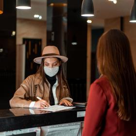 Turist under corona restriktioner